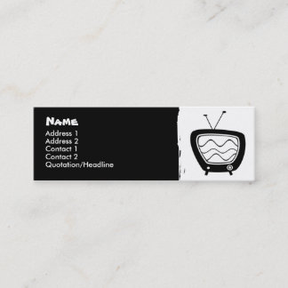 Retro TV Skinny Profile Cards