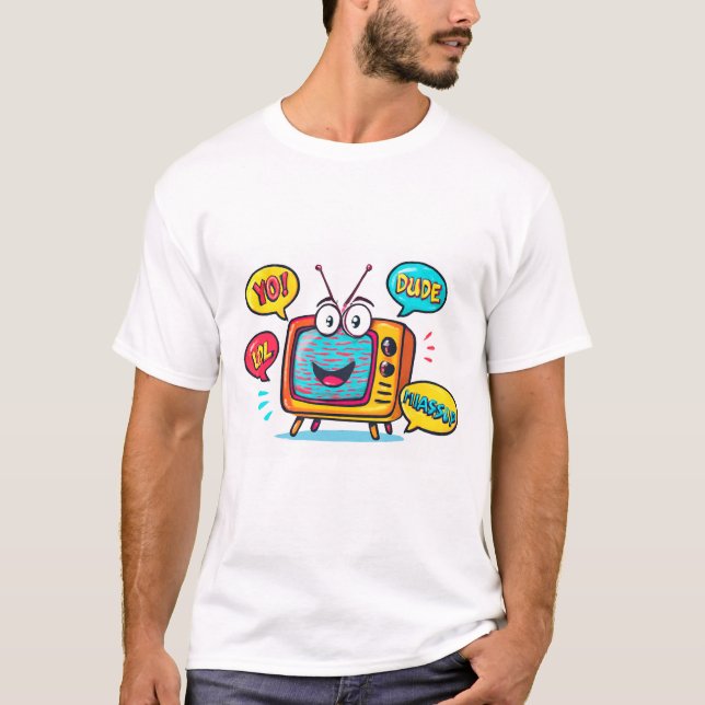 retro TV T-Shirt (Front)