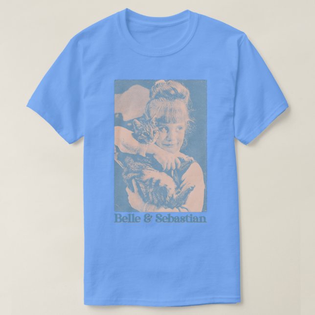 Retro Twee Belle Sebastian Fan Tribute Design T-Shirt (Design Front)
