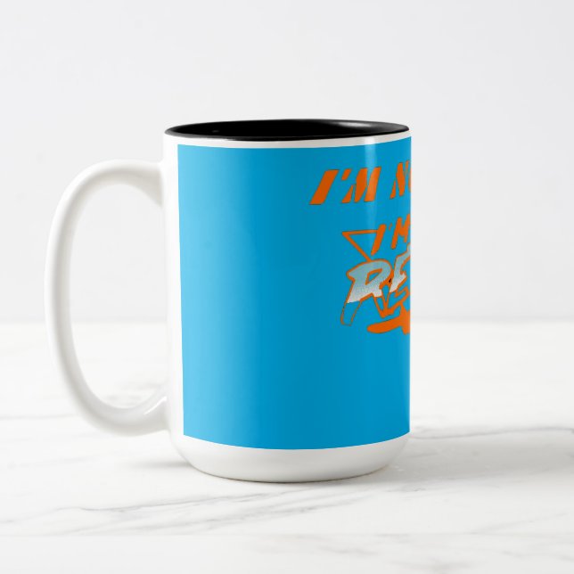 Retro Two-Tone Coffee Mug (Left)