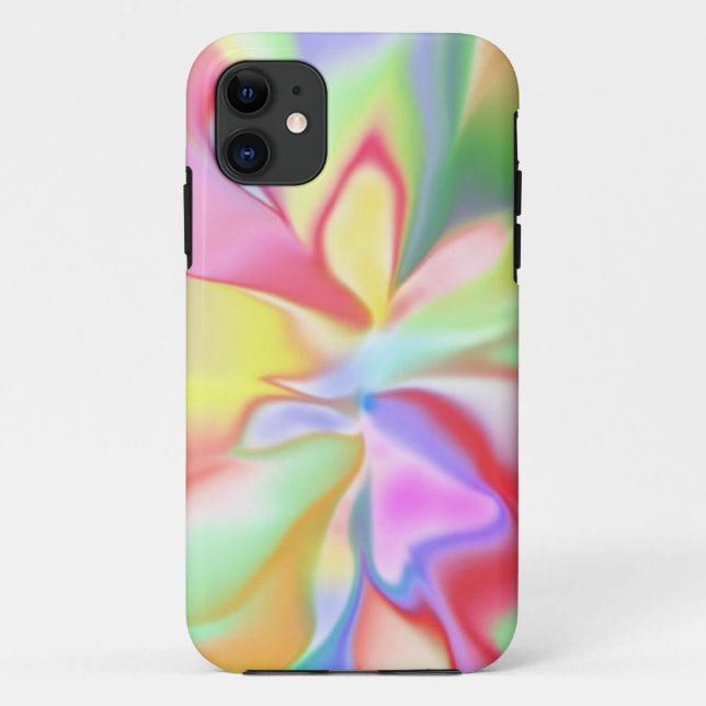 Retro Tye Dye Print iPhone 5 Cover (Back)