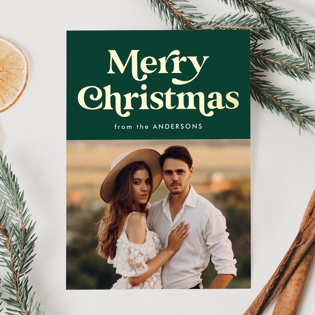 Retro Type Green and Gold Photo (Creator Uploaded)