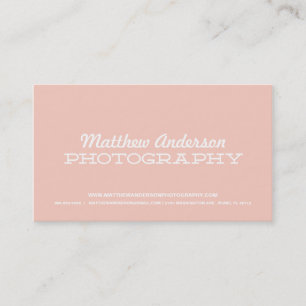RETRO TYPE   PHOTOGRAPHY BUSINESS CARD