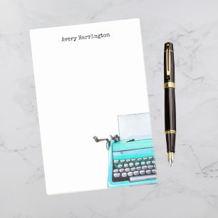 Retro Typewriter Vintage 60s Cute Personalized  Post-it Notes