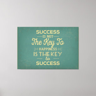 Retro Typography art Canvas Print