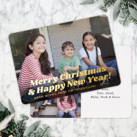 Retro Typography Christmas & New Years 2 Photo