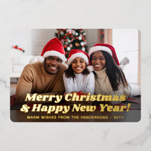 Retro Typography Christmas & New Years 2 Photo
