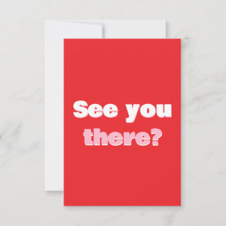 Retro Typography Response Card