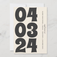 Retro Typography Vintage B&W Number Photo Qr Code