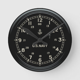 Retro U.S. NAVY Clock imitation