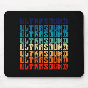 Retro Ultrasound Technologist Mouse Pad