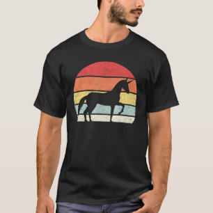 Retro Unicorn Vintage Style Horse Owner T-Shirt