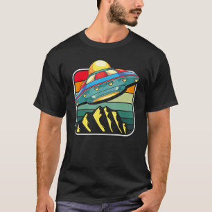 Retro Unidentified Flying Object Alien Believer Sc T-Shirt