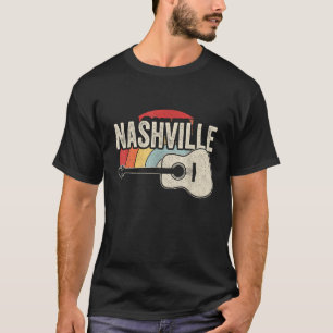 Retro Unique Country Music Nashville Musician Gui T-Shirt