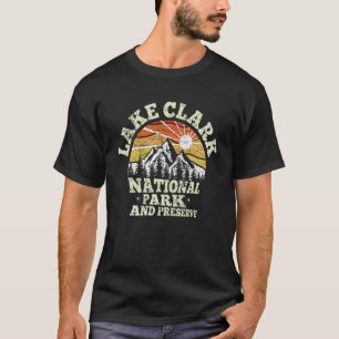 Retro US Alaska 1980 Lake Clark National Park and T-Shirt