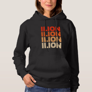 Retro Us American City Usa Resident Vintage New Yo Hoodie