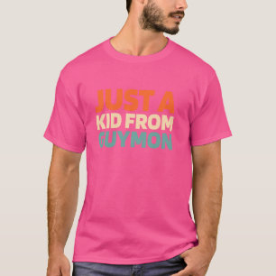 Retro Us City American Just A Kid From Oklahoma Gu T-Shirt