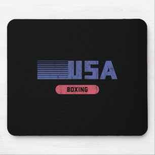 Retro Usa 2020 Team American Boxing Vintage Mouse Pad