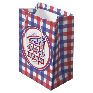 Retro USA 250th Anniversary Marquee Sign 1776-2026 Medium Gift Bag