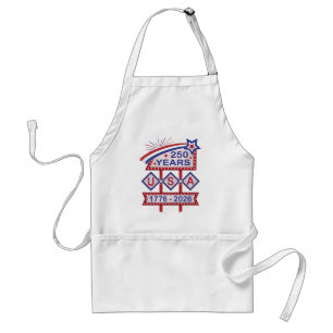 Retro USA 250th Anniversary Marquee Sign 1776-2026 Standard Apron