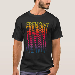 Retro Usa Colourful City Nostalgic Fremont T-Shirt