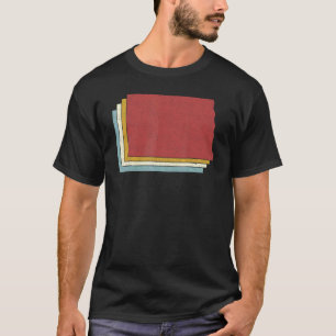 Retro USA State Vintage Map North Dakota T-Shirt