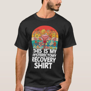 Retro Uterus Support Hysterectomy Recovery Product T-Shirt