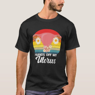 Retro Uterus Support Hysterectomy Recovery Product T-Shirt