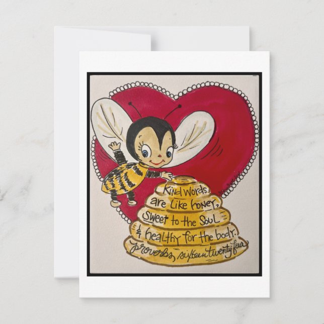 Retro Valentine Card (Front)