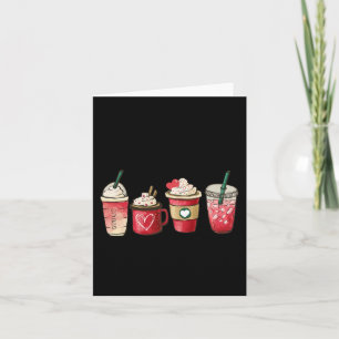Retro Valentine Coffee Heart Valentine Mugs Coffee Card