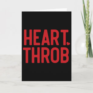 Retro Valentine Heart Throb Toddler Boy Valentines Card