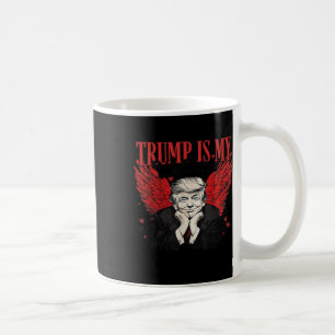 Retro Valentine Trump Is My Valentine Funny Trump Coffee Mug