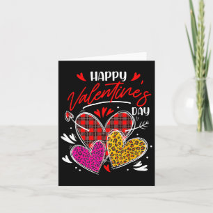 Retro Valentine's Day Heart Valentine Vibes Boys G Card