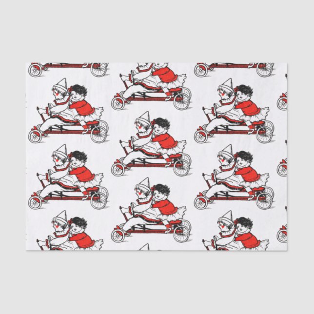 RETRO Valentine's Day Tissue Paper (Front)