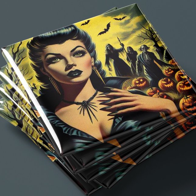 Retro Vampire Girl Magnet (Creator Uploaded)