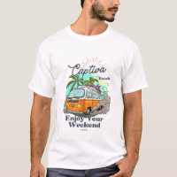 Retro Van Captiva Beach Weekend Vibes