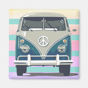 Retro Van Magnet