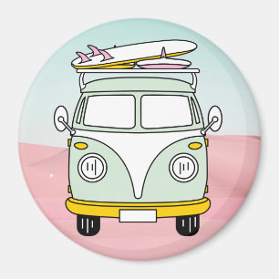 Retro Van Magnet