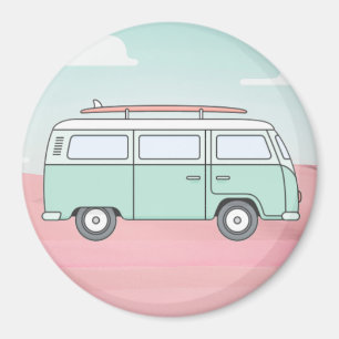 Retro Van Magnet