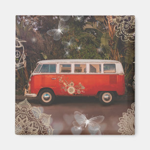 Retro Van Magnet