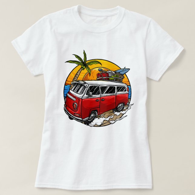 Retro Van T-Shirt (Design Front)