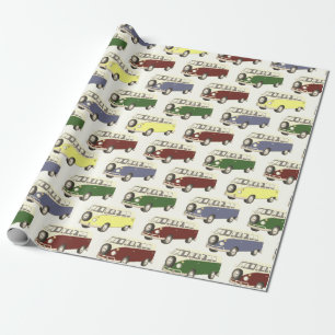 Retro Van Wrapping Paper