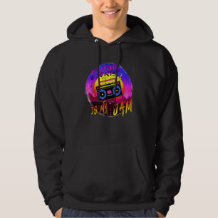 Retro Vaporwave 80s 90s 5th Grade Is My Jam Teache Hoodie