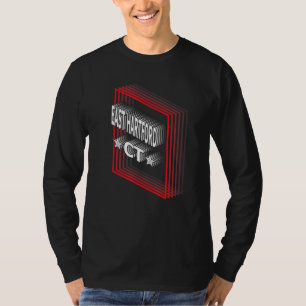 Retro Vaporwave East Hartford Connecticut CT T-Shirt
