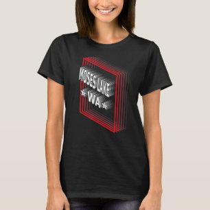 Retro Vaporwave Moses Lake Washington WA T-Shirt