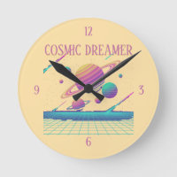 Retro Vaporwave Planets Synthwave
