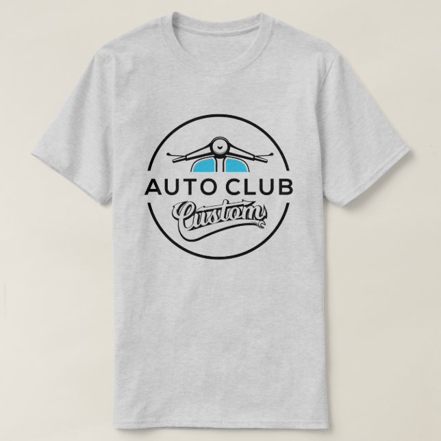 Retro Vespa Club T-Shirt (Design Front)