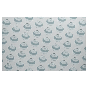 Retro Vibe Curling Rock Fabric