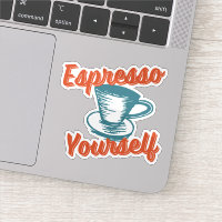 Retro Vibe Espresso Yourself Coffee Latte