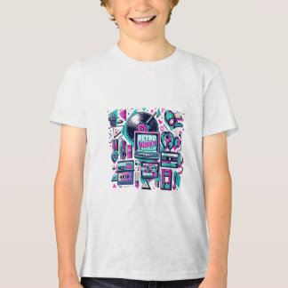 Retro Vibes 90s T-Shirt Tri-Blend Shirt